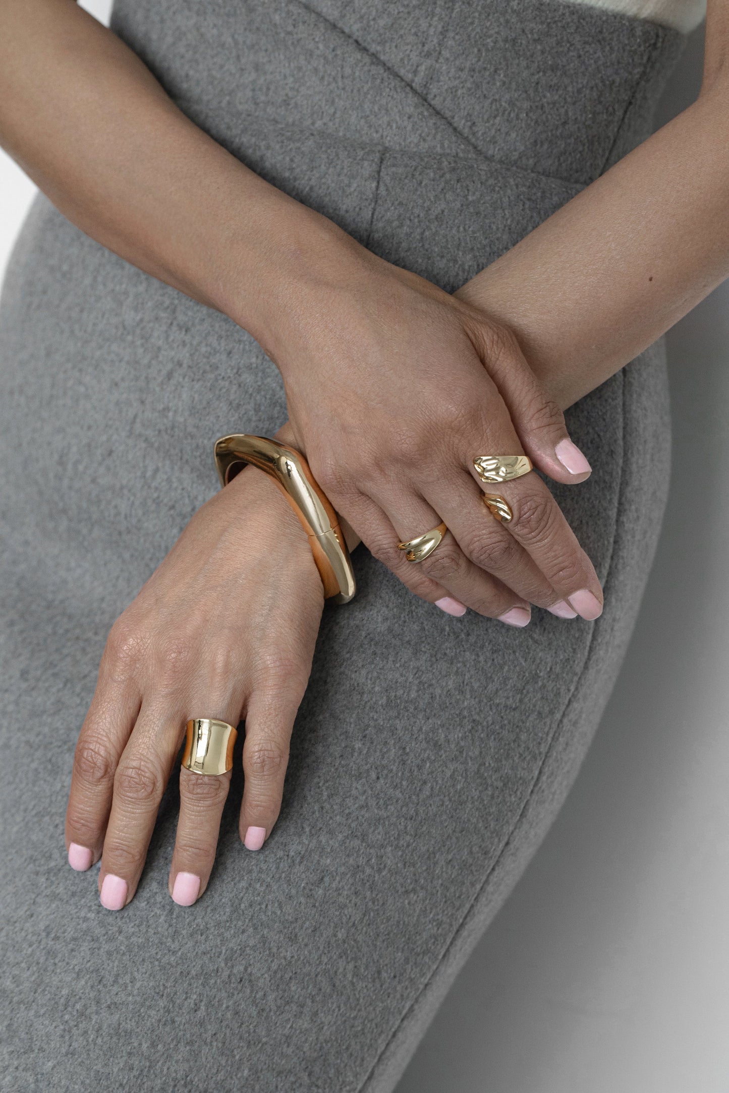 Gold Alana Ring Set