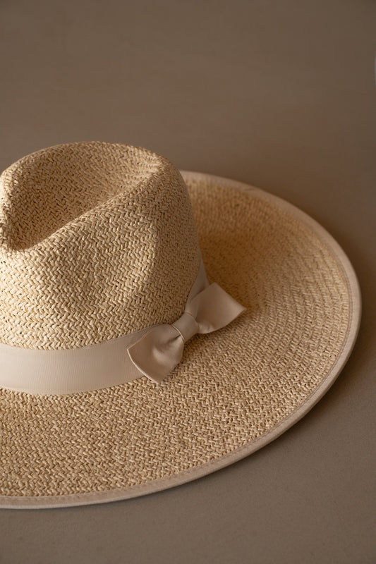 Ivory Valencia Straw Hat