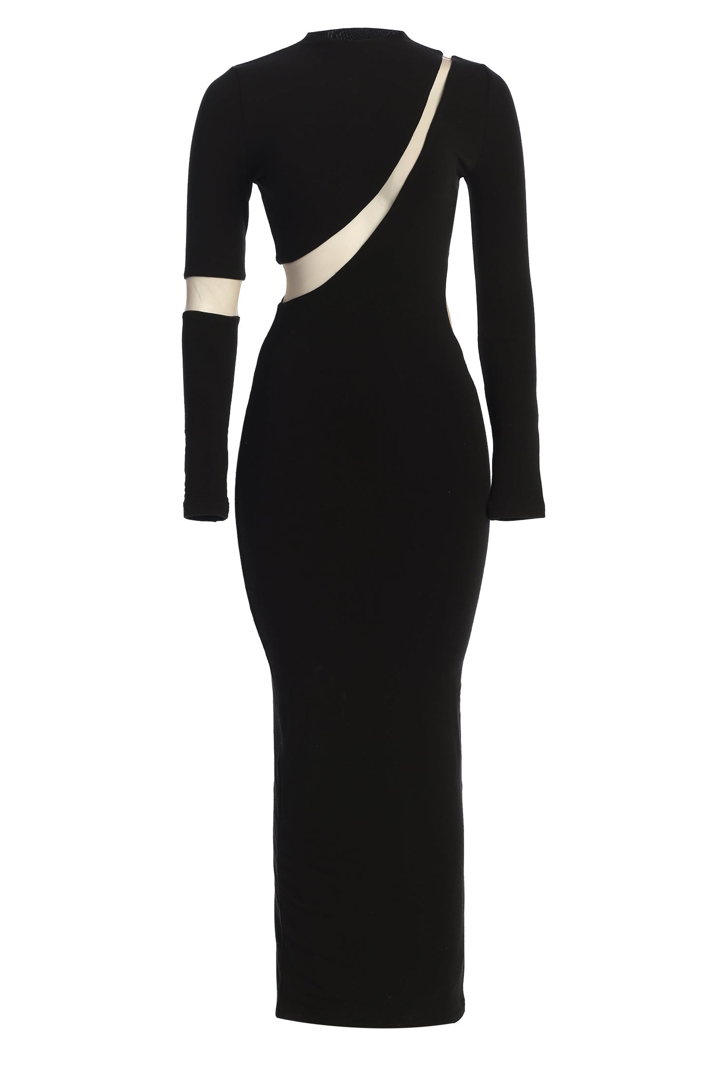 Noir Show Stopper High Neck Dress