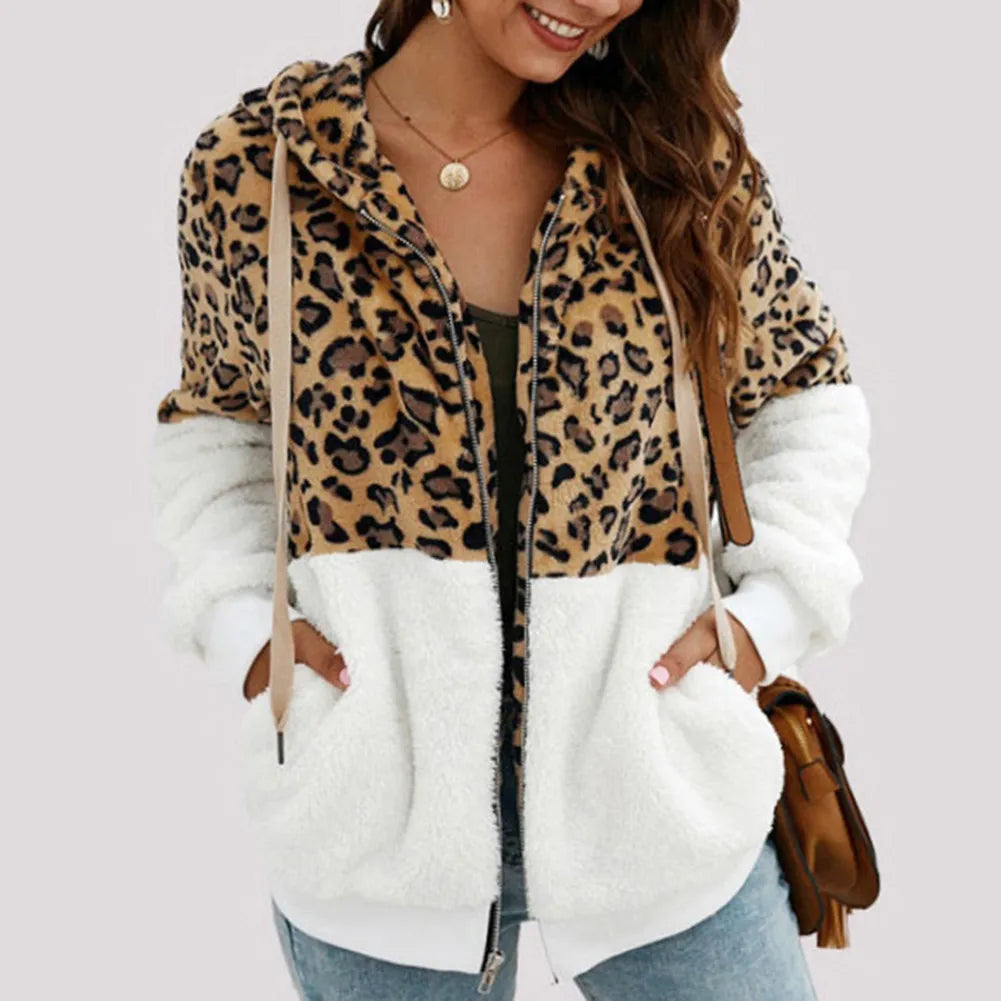 Catherine - Leopard Print Hoodie