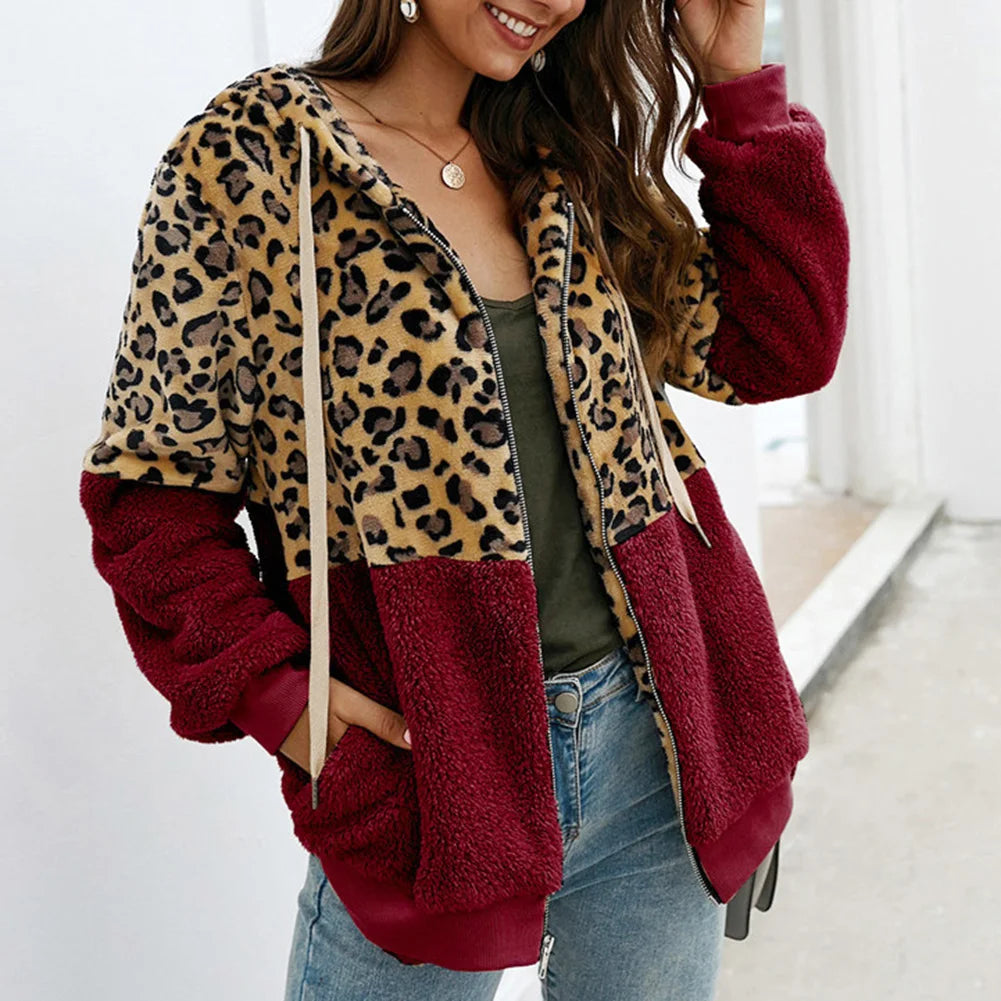 Catherine - Leopard Print Hoodie