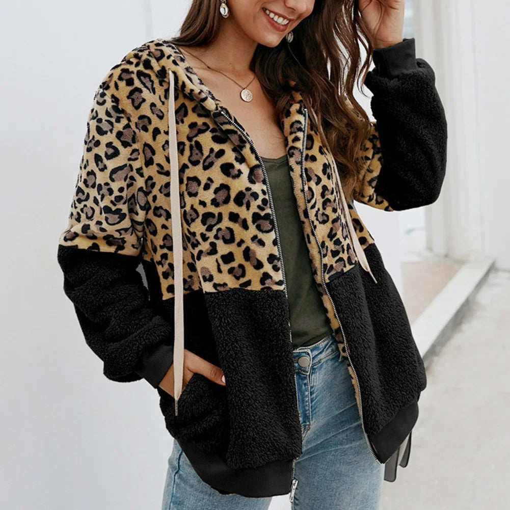 Catherine - Leopard Print Hoodie