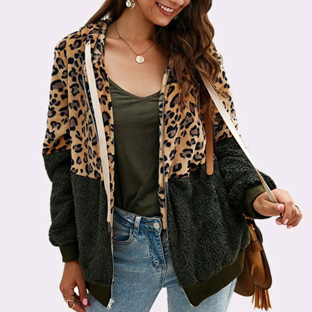 Catherine - Leopard Print Hoodie