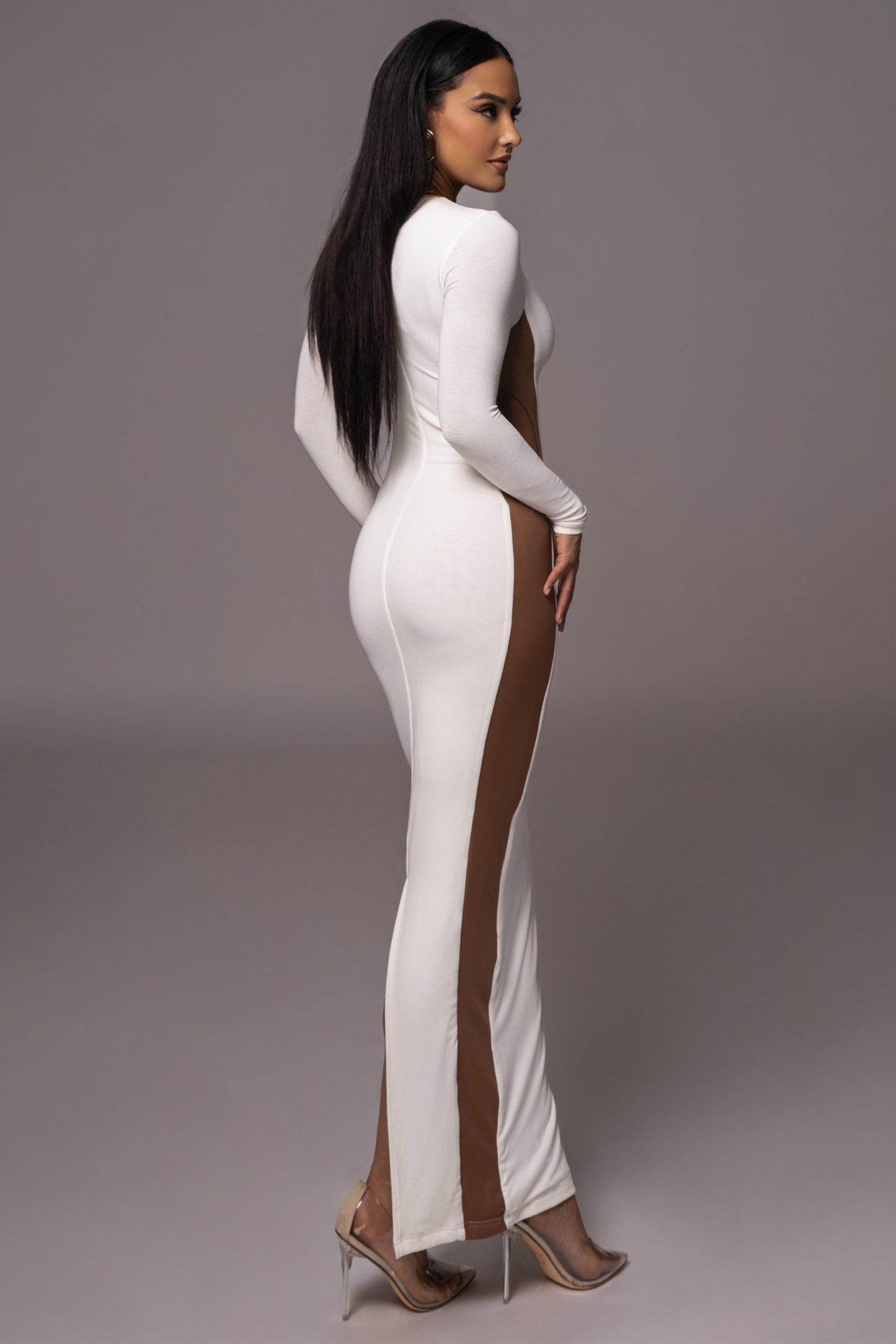 Ivory Break Away Maxi Dress