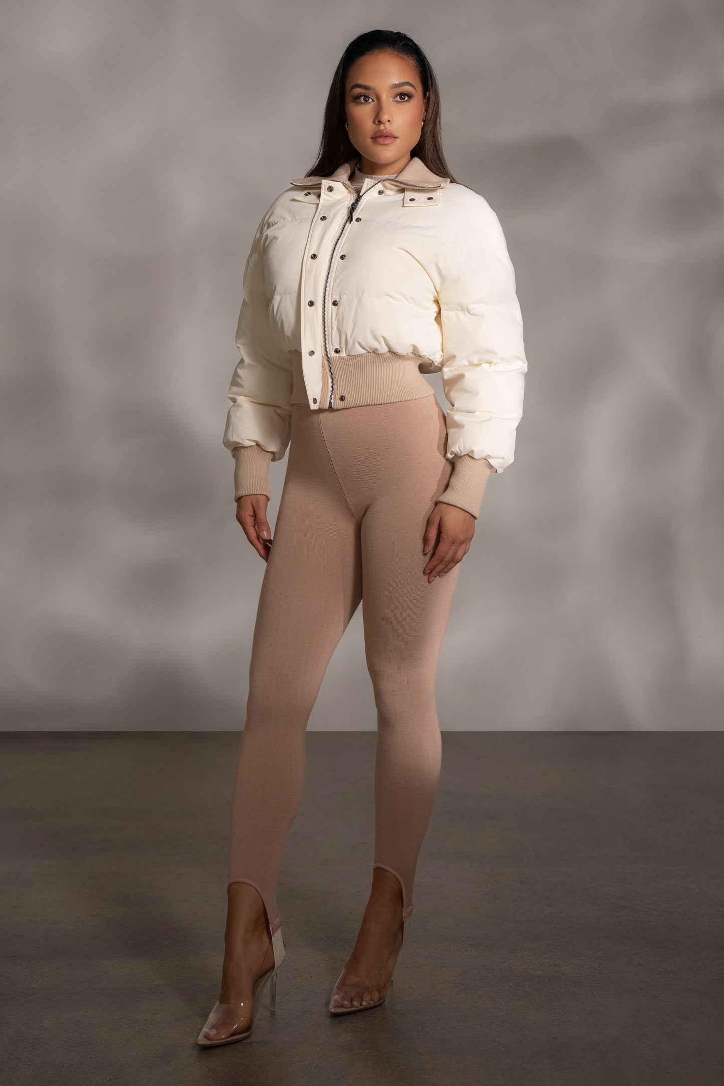 Beige Marlow Leggings