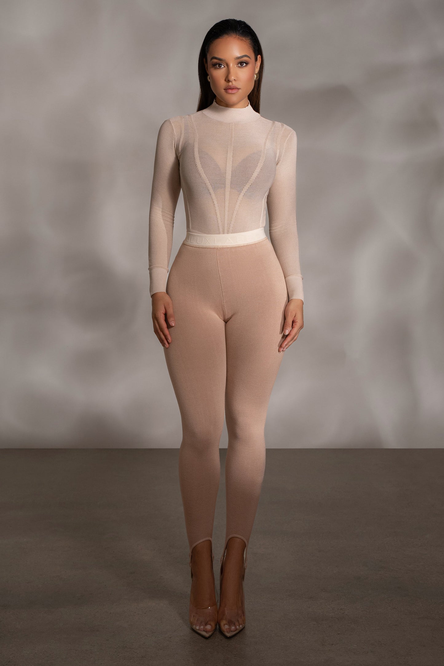 Beige Marlow Leggings