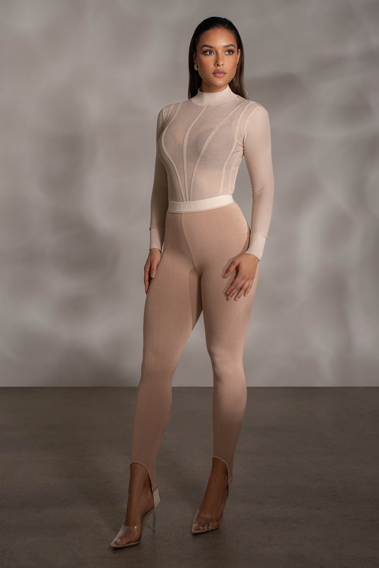 Beige Marlow Leggings