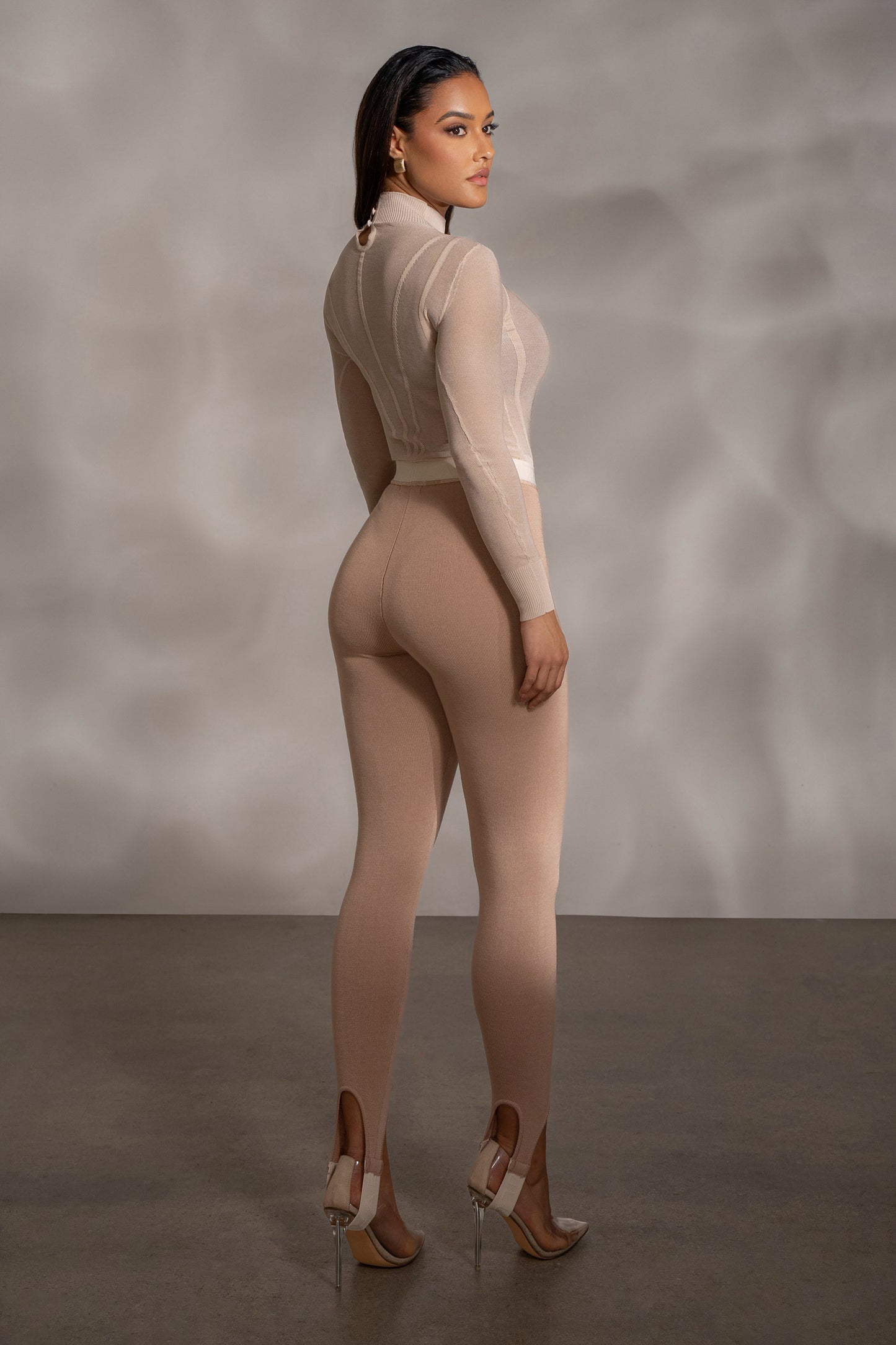 Beige Marlow Leggings