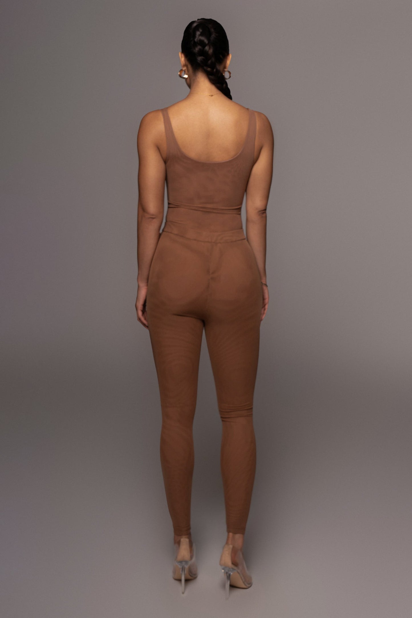 Pecan Nina Mesh Pants