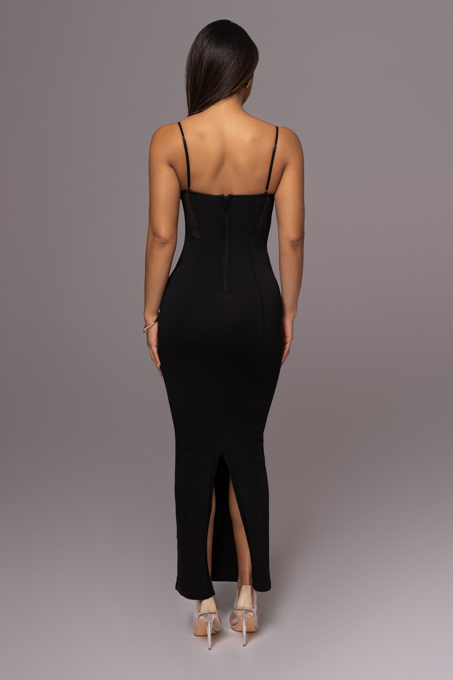 Black So Magnetic Maxi Dress