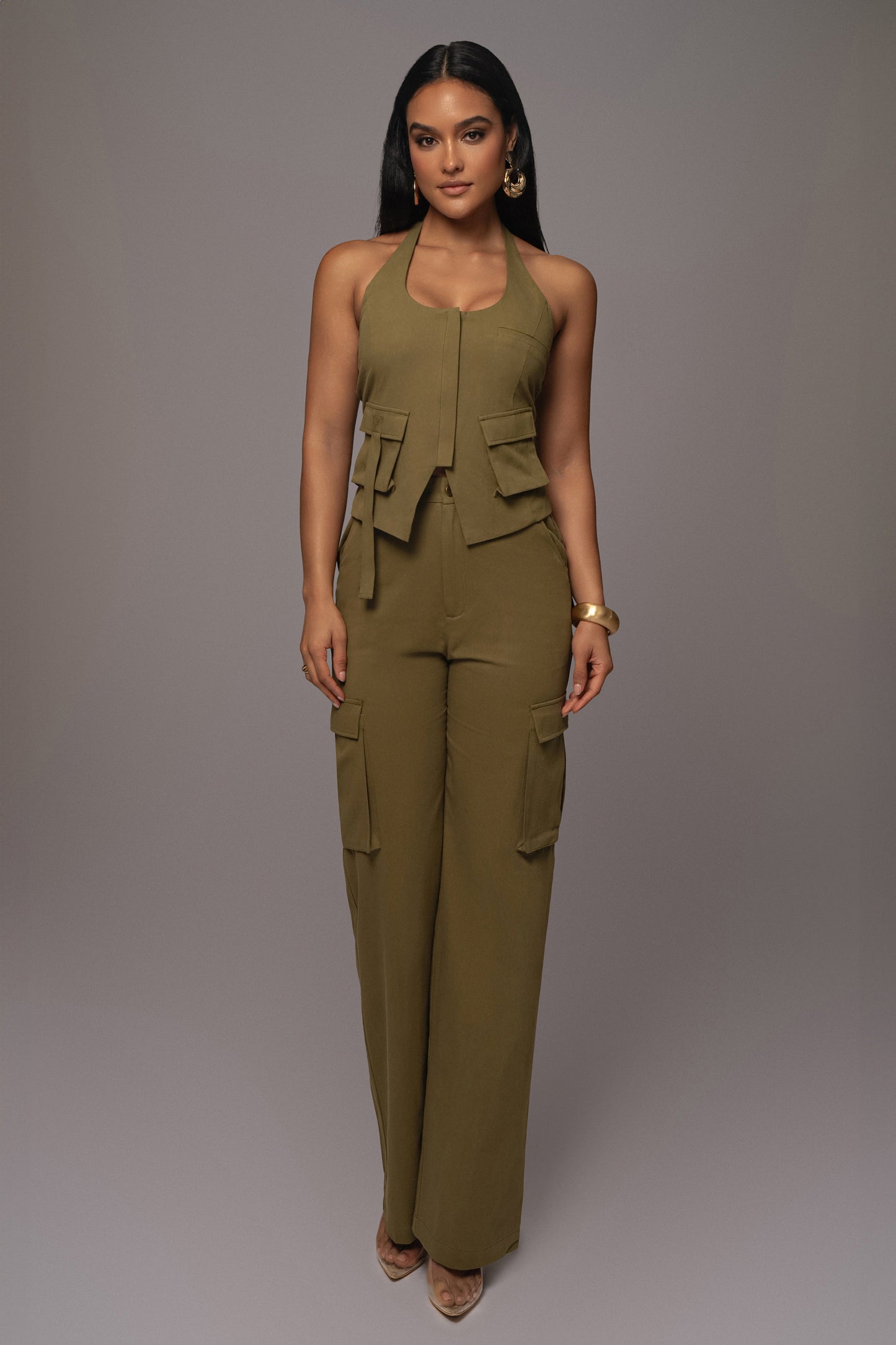 Olive Aeris Pant Set