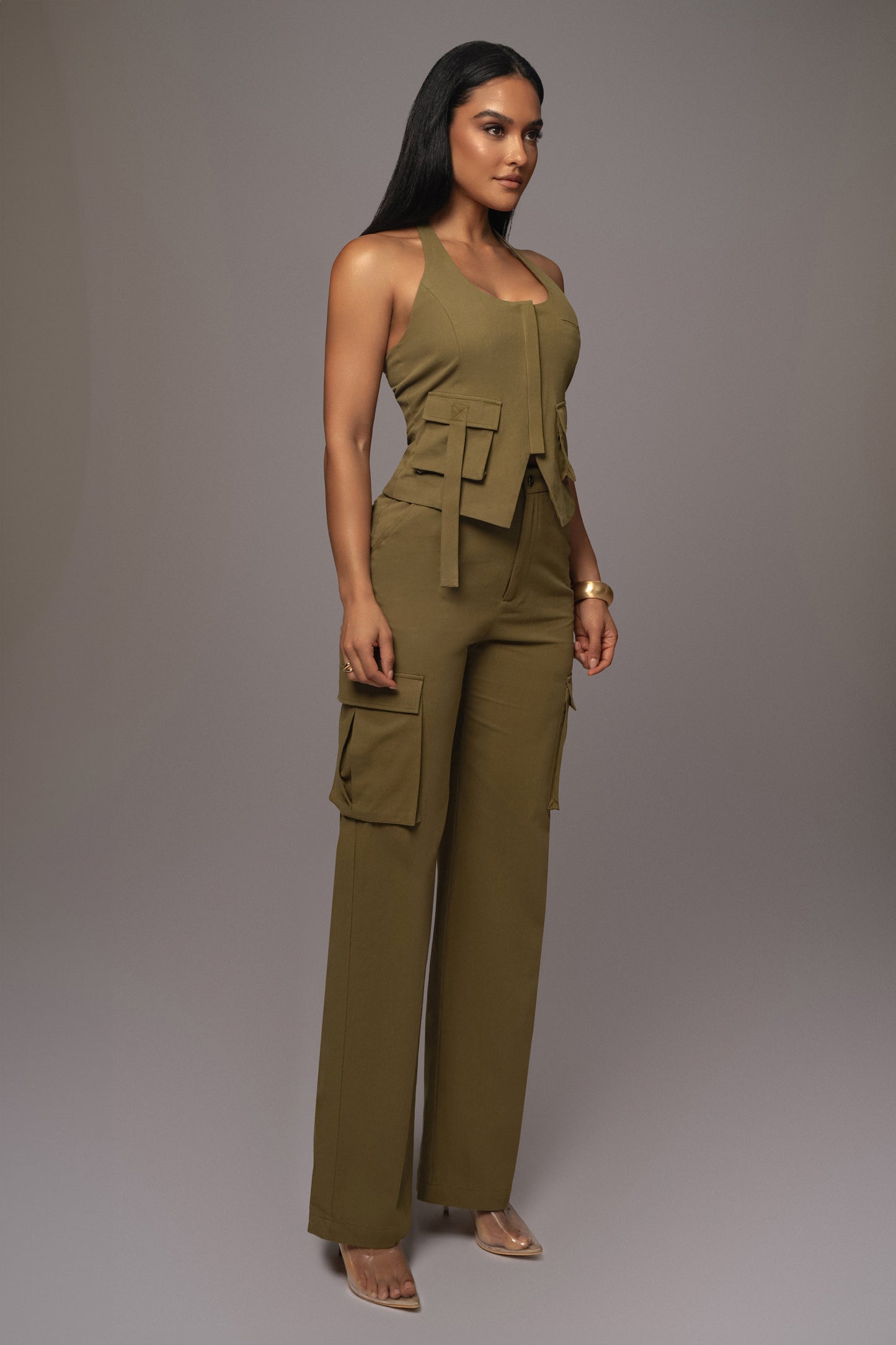 Olive Aeris Pant Set