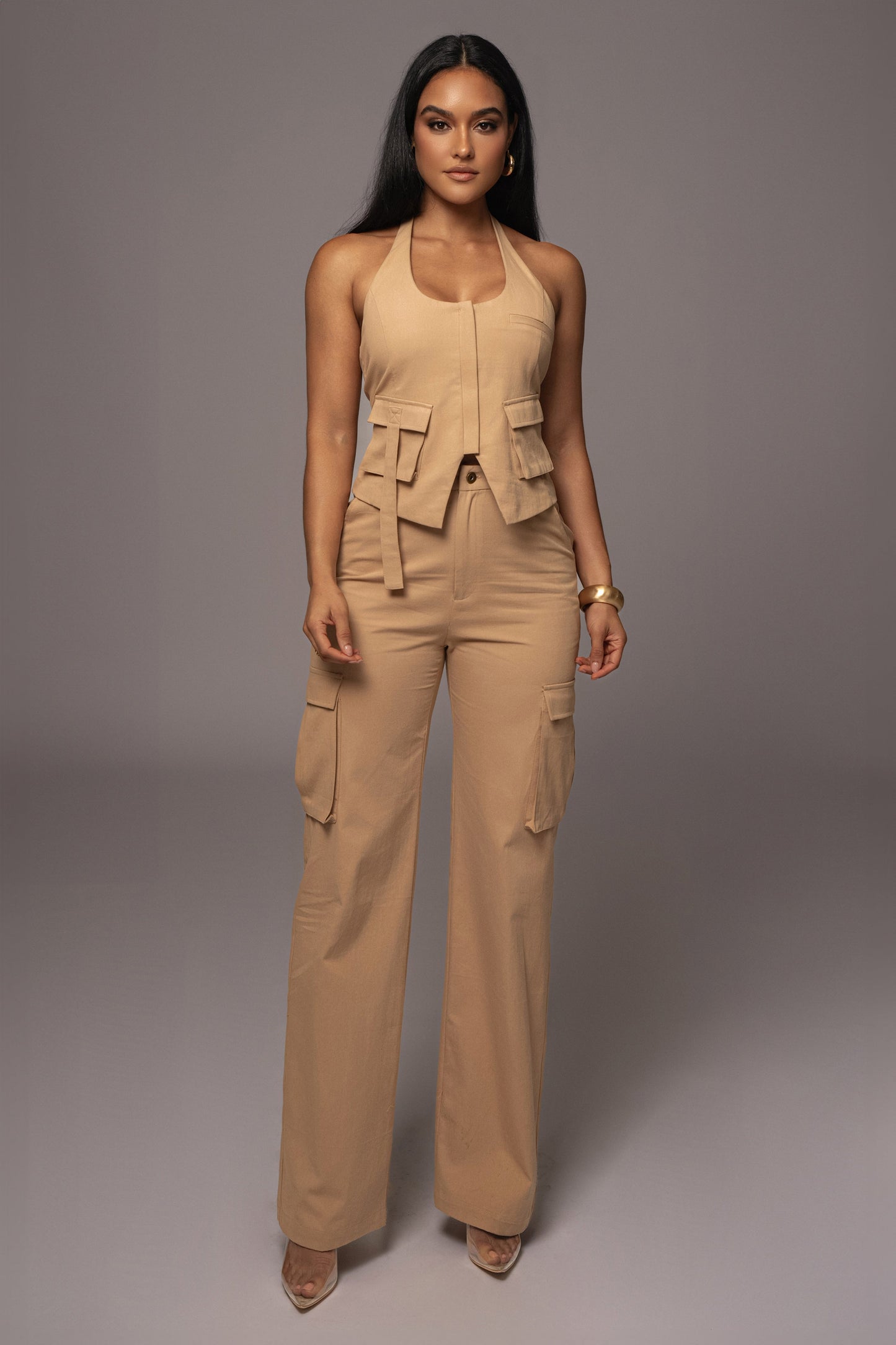 Tan Aeris Pant Set