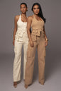 Tan Aeris Pant Set