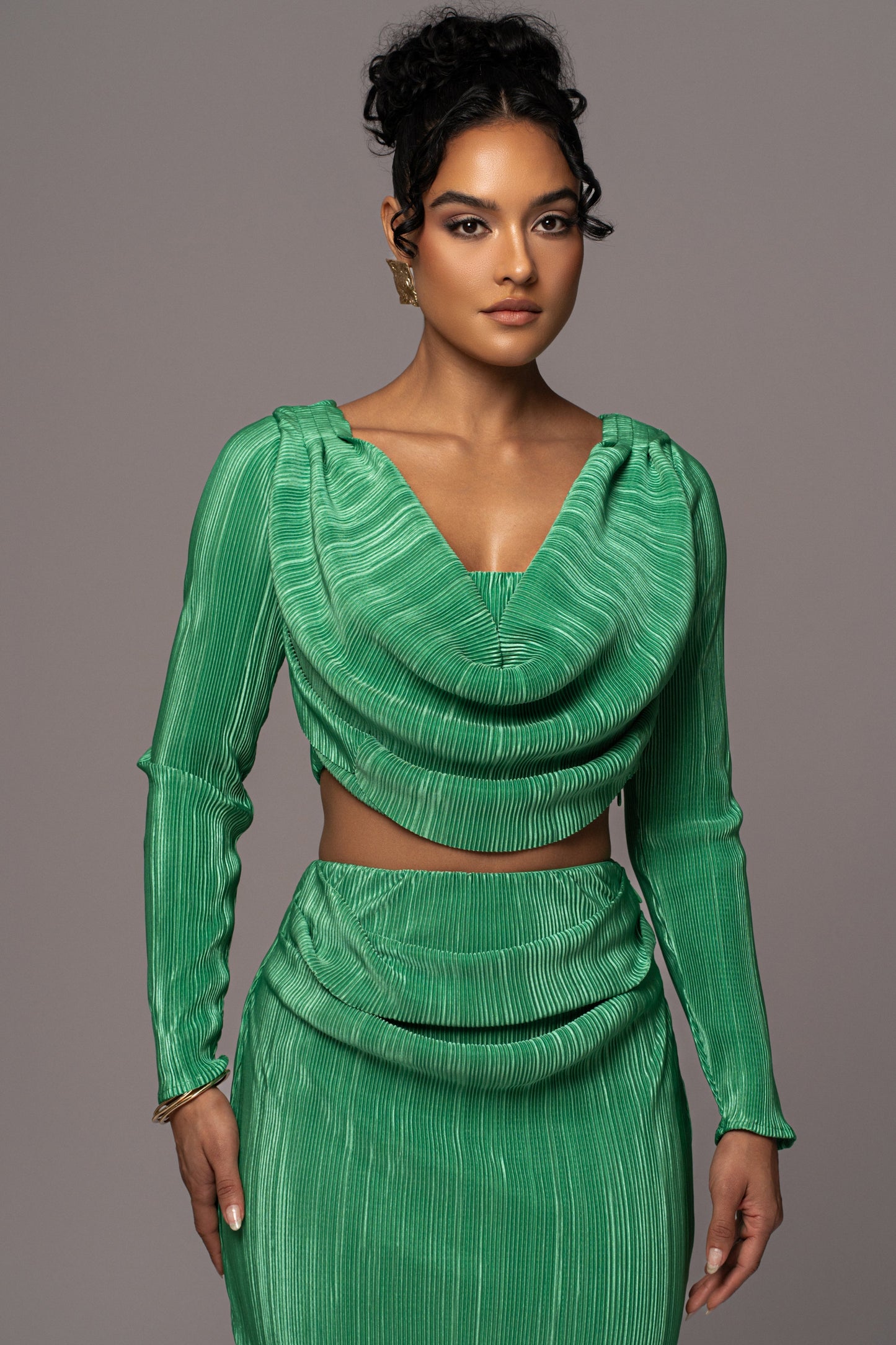 Green Haidyn Skirt Set