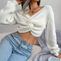 Alice - Knitted Cropped Jumper