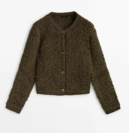 Caroline - Lambs Wool Cardigan