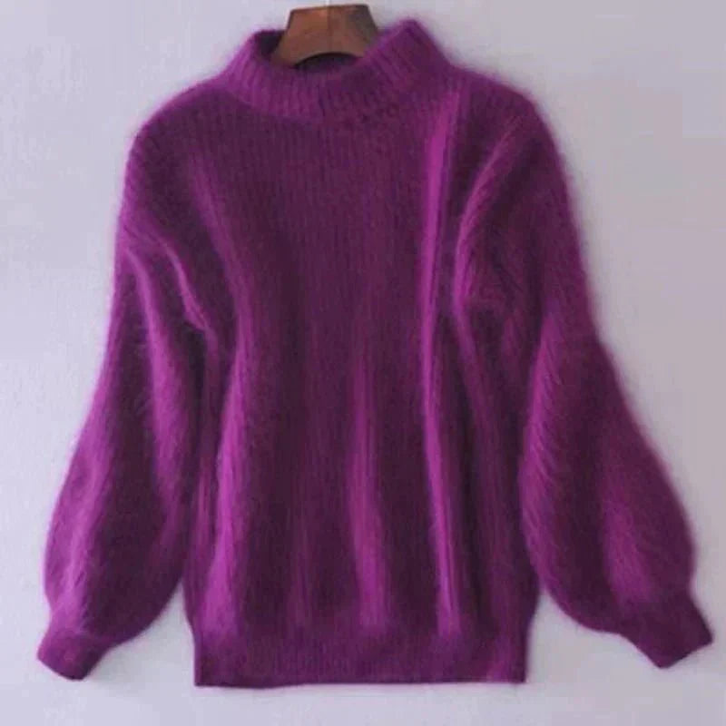 Beatrice - Fluffy Turtleneck Jumper