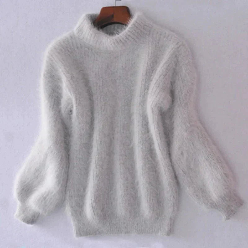 Beatrice - Fluffy Turtleneck Jumper